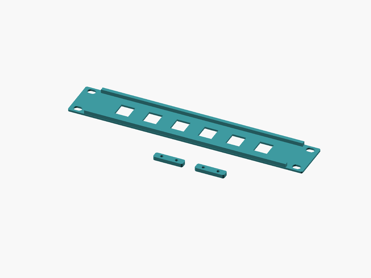 Railleaf design set, CAD render