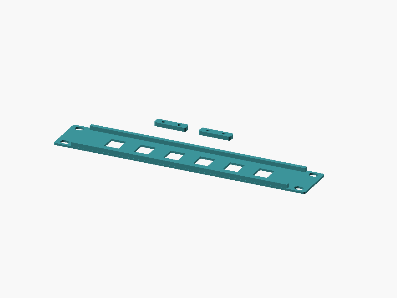 Railleaf: alternate CAD render of the full design set
